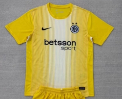 2526 Inter Milan yellow GK Soccer Jersey
